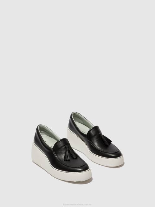 slip-on sneakers dala579 kvinnor Fly London 2T02711 svart