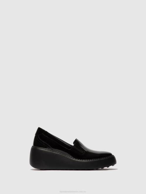 slip-on sneakers deca459 kvinnor Fly London 2T02746 svart