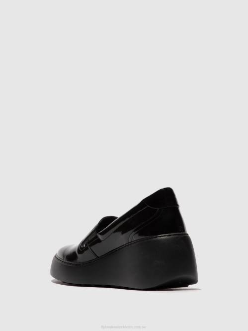 slip-on sneakers deca459 kvinnor Fly London 2T02746 svart