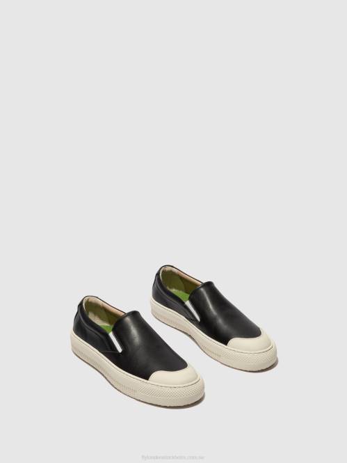 slip-on tränare toaf584 kvinnor Fly London 2T02706 svart