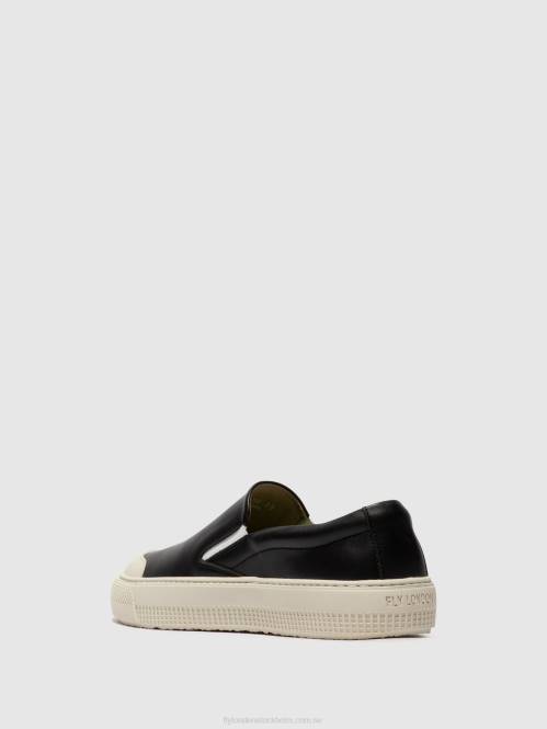 slip-on tränare toaf584 kvinnor Fly London 2T02706 svart