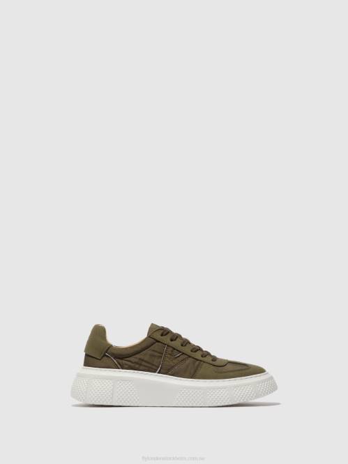 snörskor essa511 kvinnor Fly London 2T02759 kaki