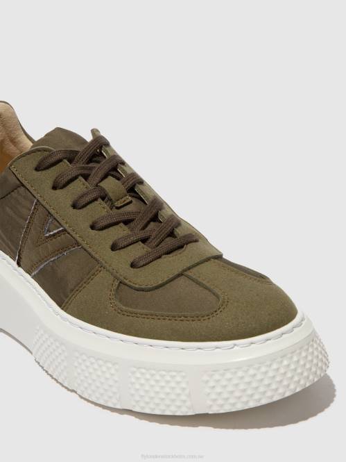 snörskor essa511 kvinnor Fly London 2T02759 kaki