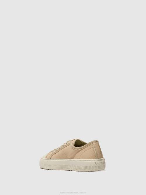 snörskor tere557 kvinnor Fly London 2T02741 beige