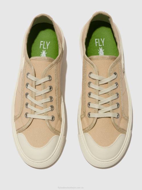 snörskor tere557 kvinnor Fly London 2T02741 beige