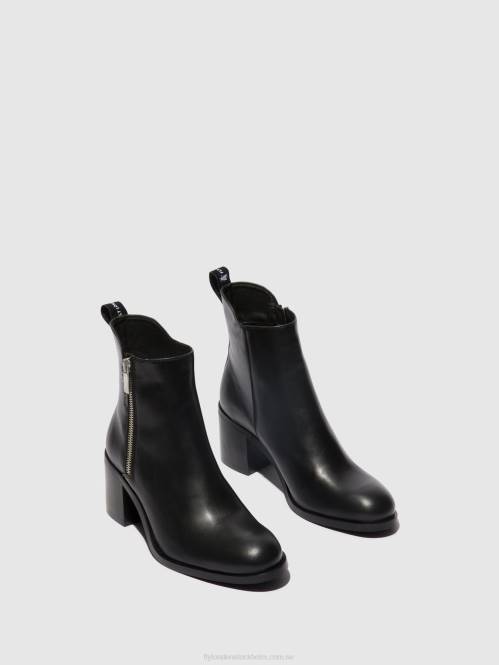 ankelboots med dragkedja ader912 kvinnor Fly London 2T0278 svart