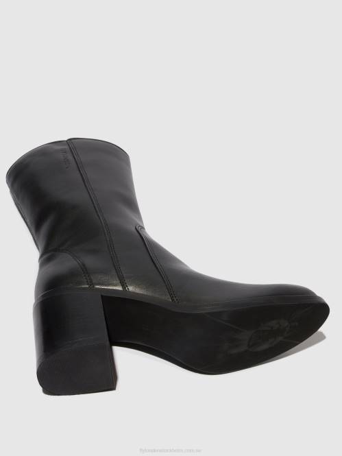 ankelboots med dragkedja asta914 kvinnor Fly London 2T0273 svart