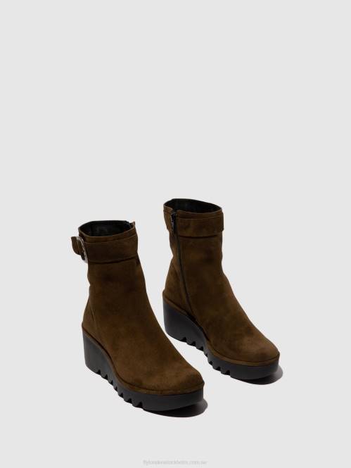 ankelboots med dragkedja bepp396 kvinnor Fly London 2T0261 slam
