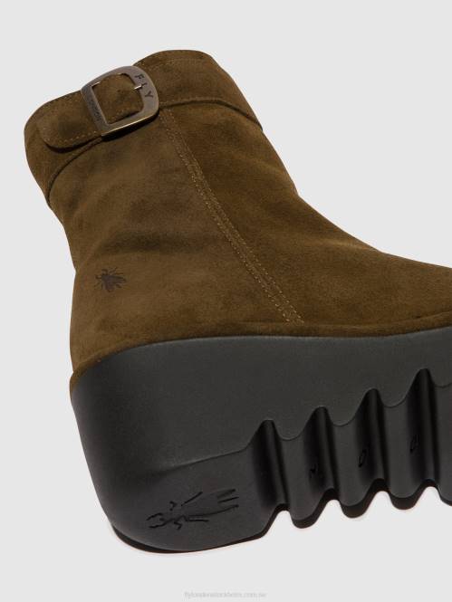 ankelboots med dragkedja bepp396 kvinnor Fly London 2T0261 slam