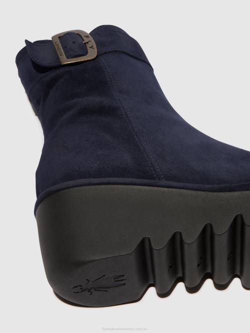ankelboots med dragkedja bepp396 kvinnor Fly London 2T0265 Marin