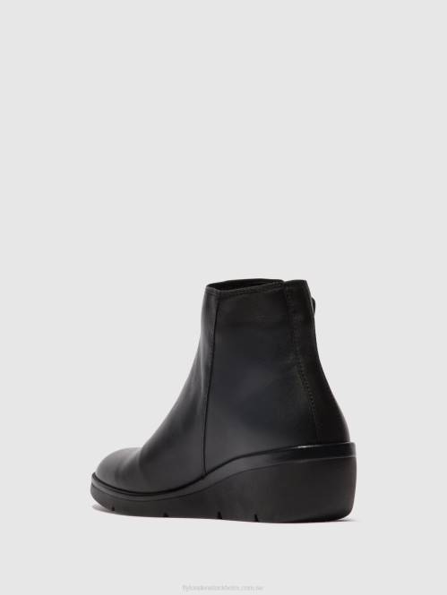 ankelboots med dragkedja nula550 kvinnor Fly London 2T0248 svart
