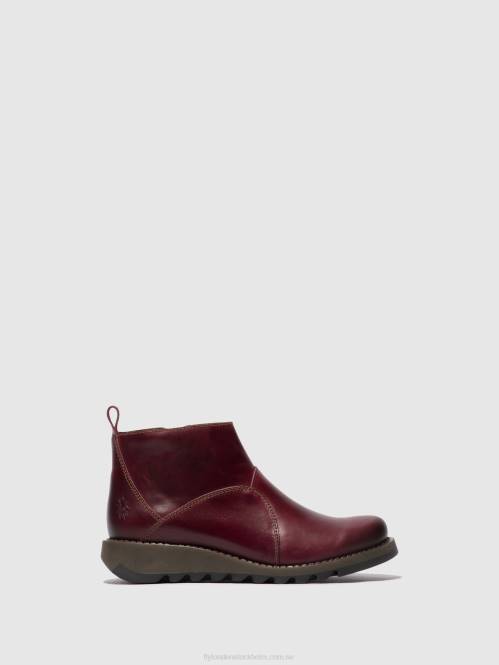 ankelboots med dragkedja sely918 kvinnor Fly London 2T0246 lila
