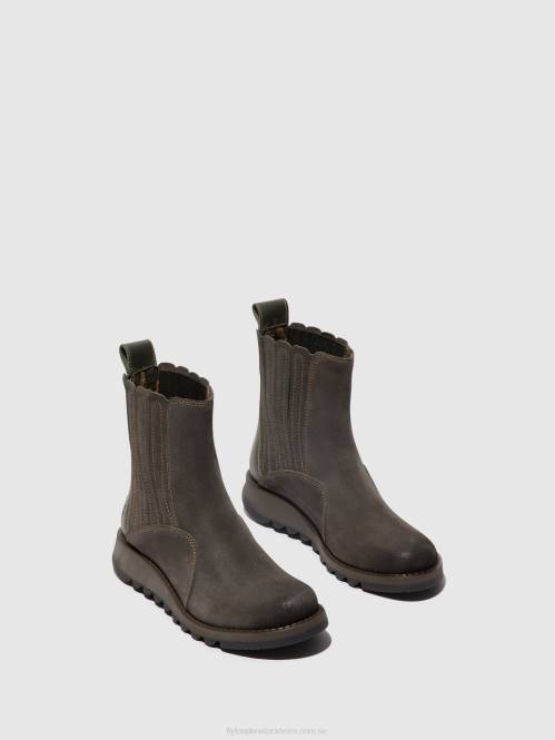 ankelboots med dragkedja suzy899 kvinnor Fly London 2T0240 diesel