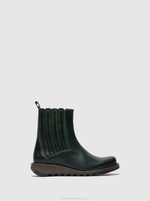 ankelboots med dragkedja suzy899 kvinnor Fly London 2T0242 bensin