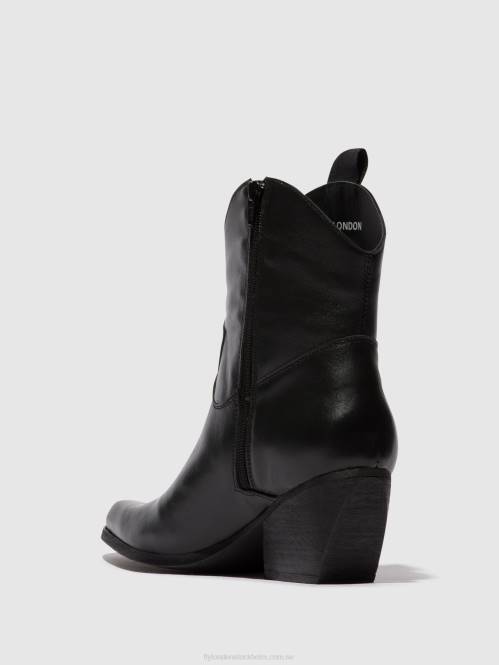 ankelboots med dragkedja tabb905 kvinnor Fly London 2T0231 svart
