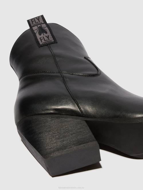 ankelboots med dragkedja tabb905 kvinnor Fly London 2T0231 svart