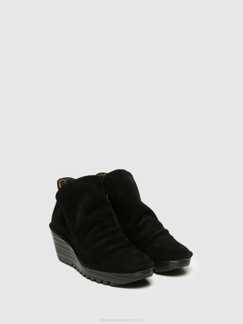 ankelboots med dragkedja yip kvinnor Fly London 2T02279 svart