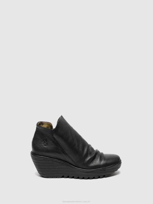 ankelboots med dragkedja yip kvinnor Fly London 2T02280 svart