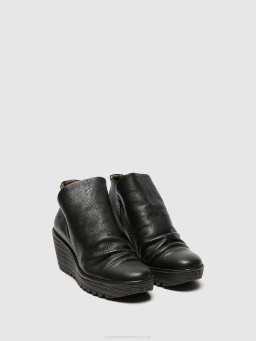 ankelboots med dragkedja yip kvinnor Fly London 2T02280 svart