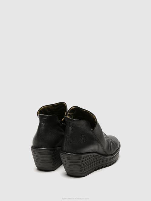 ankelboots med dragkedja yip kvinnor Fly London 2T02280 svart