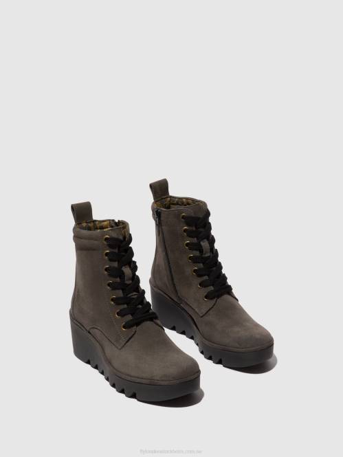 ankelboots med snörning biaz329 kvinnor Fly London 2T02110 diesel