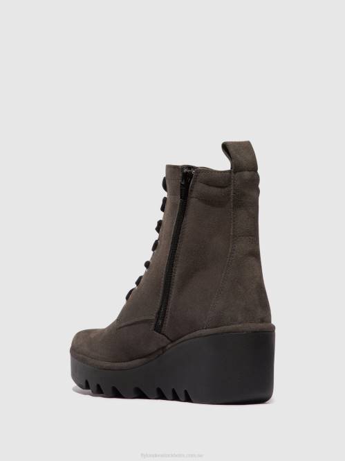 ankelboots med snörning biaz329 kvinnor Fly London 2T02110 diesel