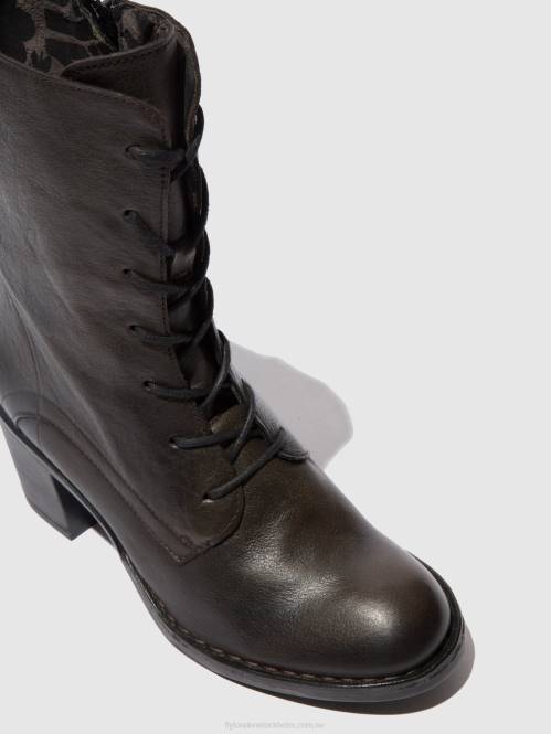 ankelboots med snörning blya070 kvinnor Fly London 2T02204 verona mark