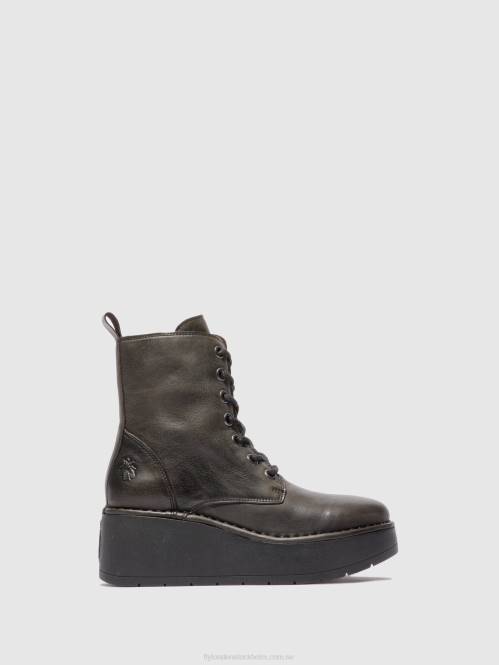 ankelboots med snörning hepe239 kvinnor Fly London 2T02200 verona mark