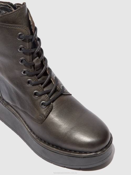 ankelboots med snörning hepe239 kvinnor Fly London 2T02200 verona mark