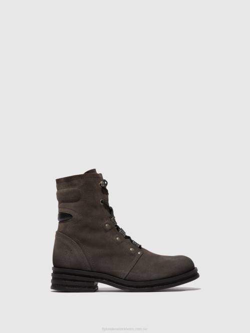 ankelboots med snörning knot792 kvinnor Fly London 2T0299 diesel