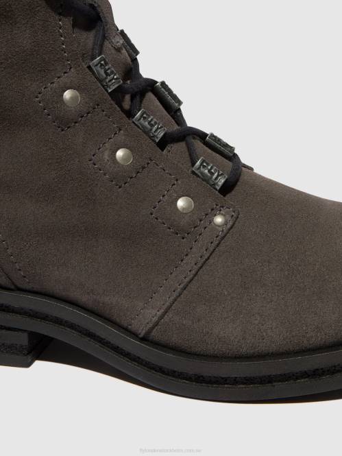 ankelboots med snörning knot792 kvinnor Fly London 2T0299 diesel