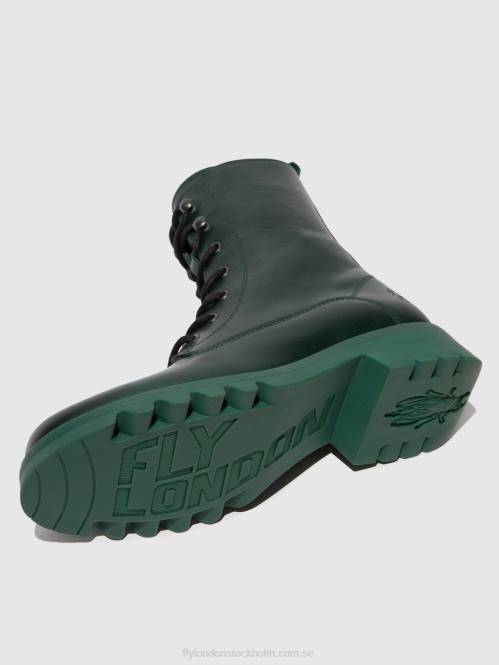 ankelboots med snörning reid893 kvinnor Fly London 2T0292 bensin (bensin sula)