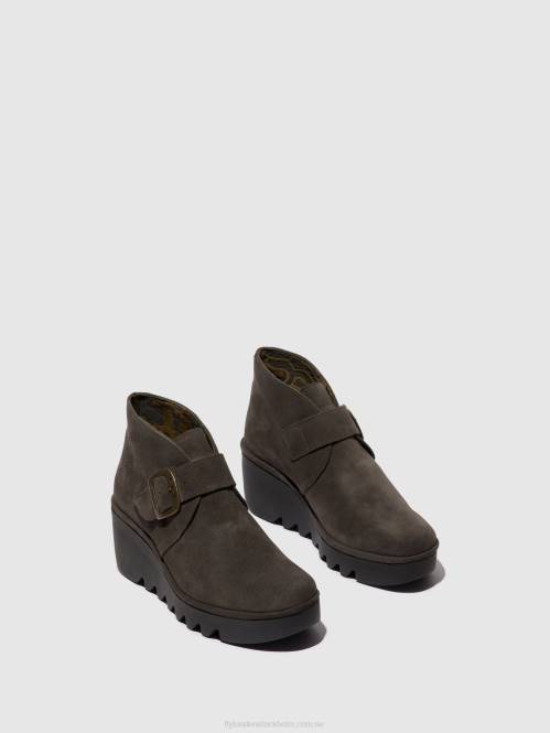 ankelboots med spänne birt397 kvinnor Fly London 2T02151 diesel