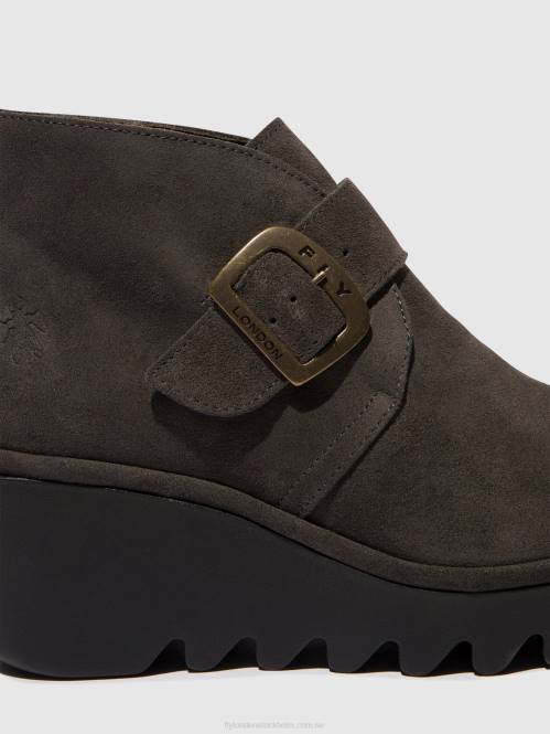 ankelboots med spänne birt397 kvinnor Fly London 2T02151 diesel