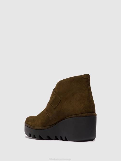 ankelboots med spänne birt397 kvinnor Fly London 2T02153 slam