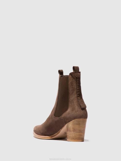 chelsea ankelboots aden824 kvinnor Fly London 2T02234 mocka buffel