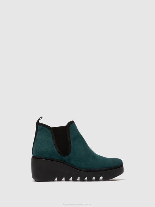 chelsea ankelboots byne349 kvinnor Fly London 2T02143 bensin
