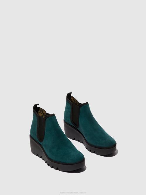 chelsea ankelboots byne349 kvinnor Fly London 2T02143 bensin