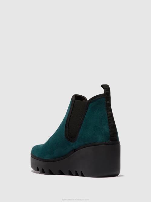 chelsea ankelboots byne349 kvinnor Fly London 2T02143 bensin