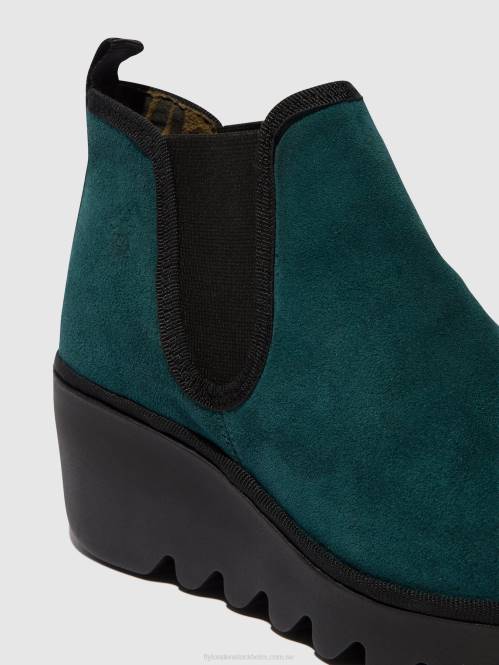 chelsea ankelboots byne349 kvinnor Fly London 2T02143 bensin
