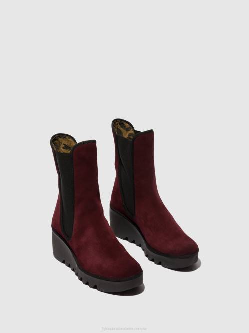 chelsea ankelboots byro395 kvinnor Fly London 2T02142 vin