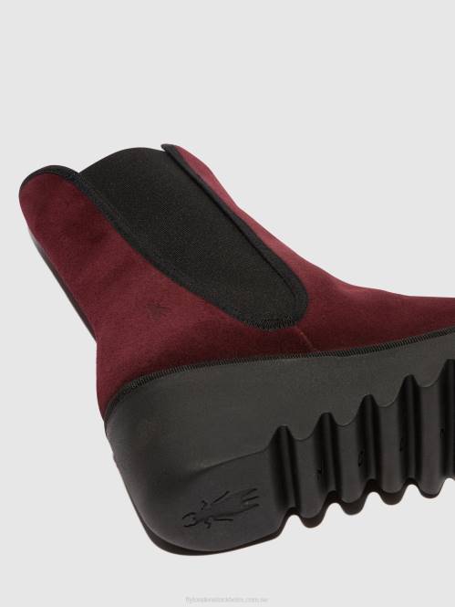 chelsea ankelboots byro395 kvinnor Fly London 2T02142 vin