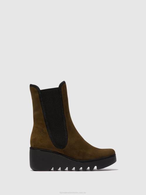 chelsea ankelboots byro395 kvinnor Fly London 2T02148 slam