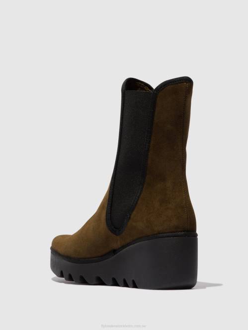 chelsea ankelboots byro395 kvinnor Fly London 2T02148 slam