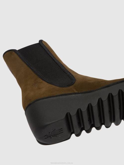 chelsea ankelboots byro395 kvinnor Fly London 2T02148 slam
