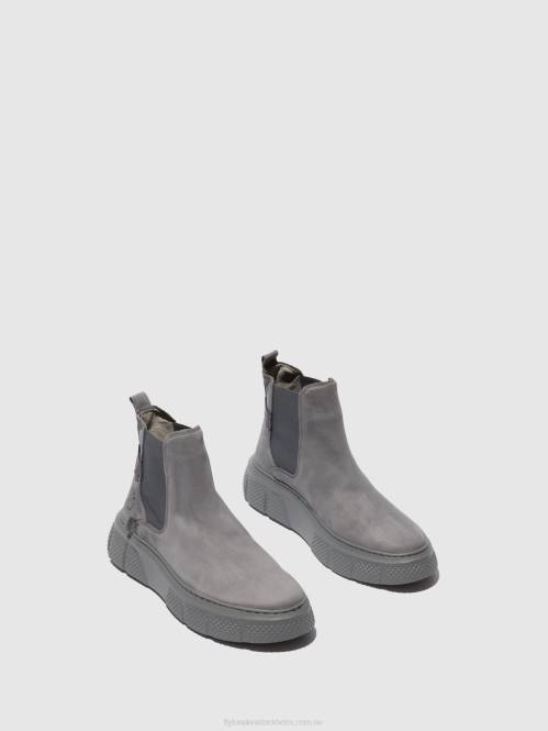 chelsea ankelboots ebbe479 kvinnor Fly London 2T02237 sorano blågrå
