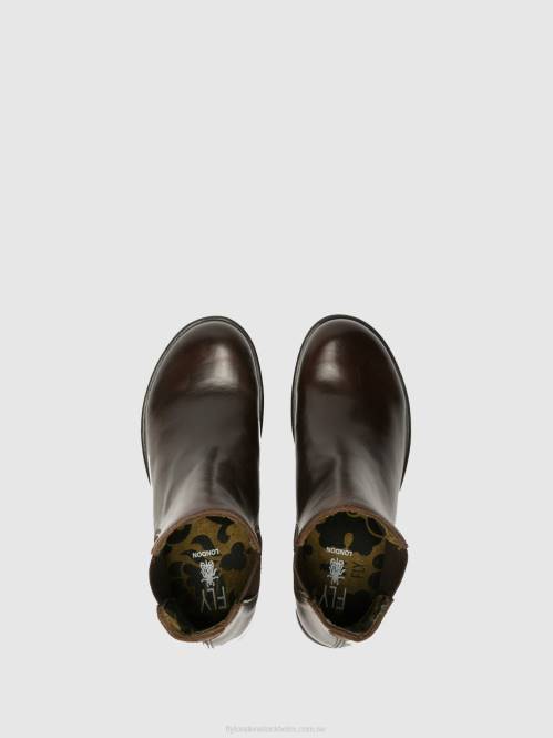 chelsea ankelboots gör dk kvinnor Fly London 2T02263 brun