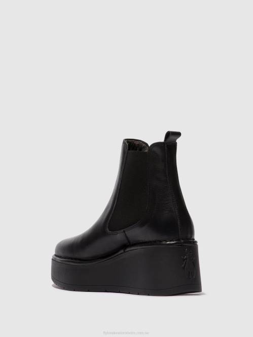 chelsea ankelboots hama238 kvinnor Fly London 2T02138 svart