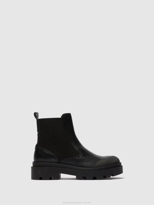 chelsea ankelboots jeba879 kvinnor Fly London 2T02141 svart