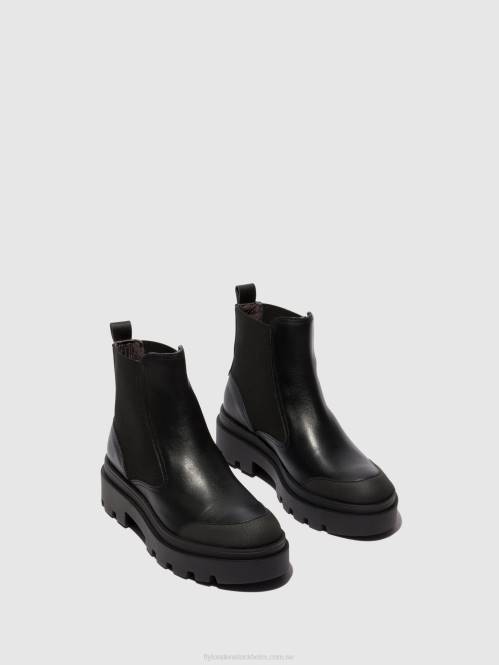 chelsea ankelboots jeba879 kvinnor Fly London 2T02141 svart